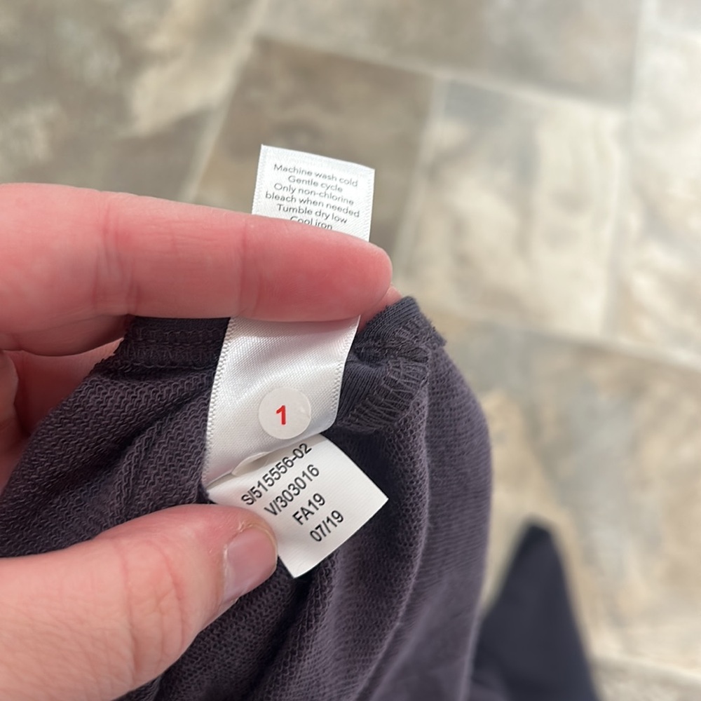 Athleta Samsara Nirvana Grey Side Tie Sweatshirt S - Picture 13 of 13